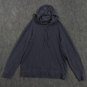 Vineyard Vines Hoodie Mens Medium Blue Island Hoodie 100% Cotton Pullover Slub